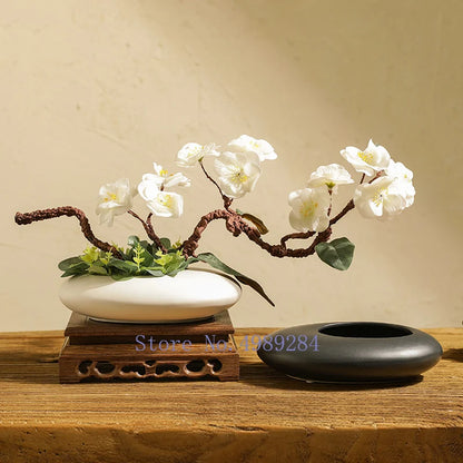 Chinese Style Ceramics Vase Flower Pot